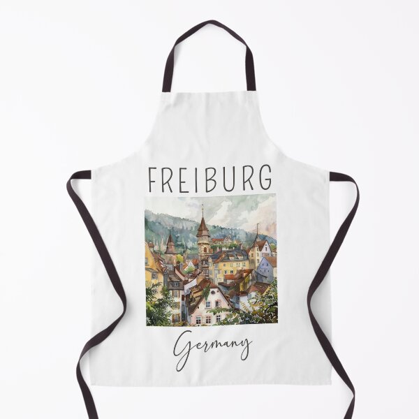 Item preview, A Watercolor Design of Freiburg - Germany designed and sold by Sketch-Shack.