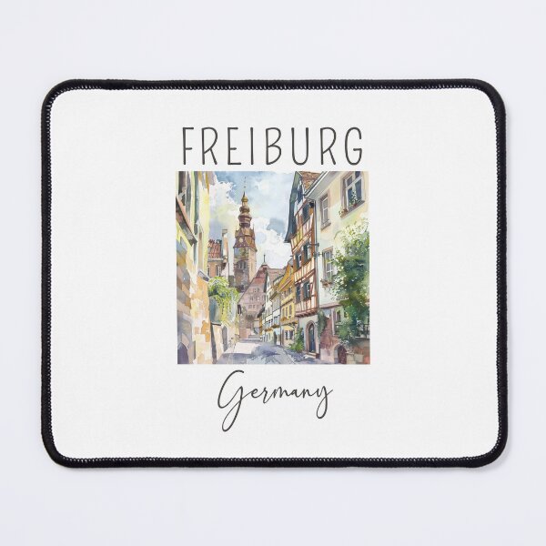 Item preview, A Watercolor Design of Freiburg - Germany designed and sold by Sketch-Shack.