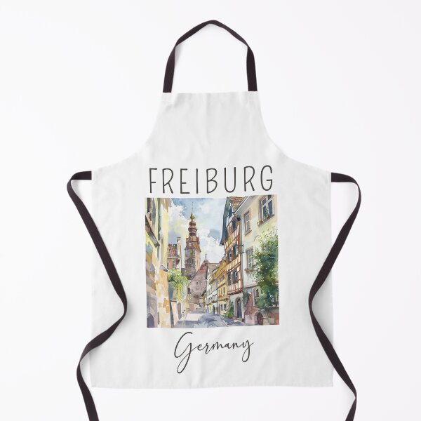 Item preview, A Watercolor Design of Freiburg - Germany designed and sold by Sketch-Shack.