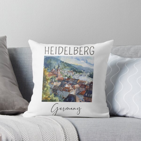 Item preview, A Watercolor Design of Heidelberg - Germany designed and sold by Sketch-Shack.