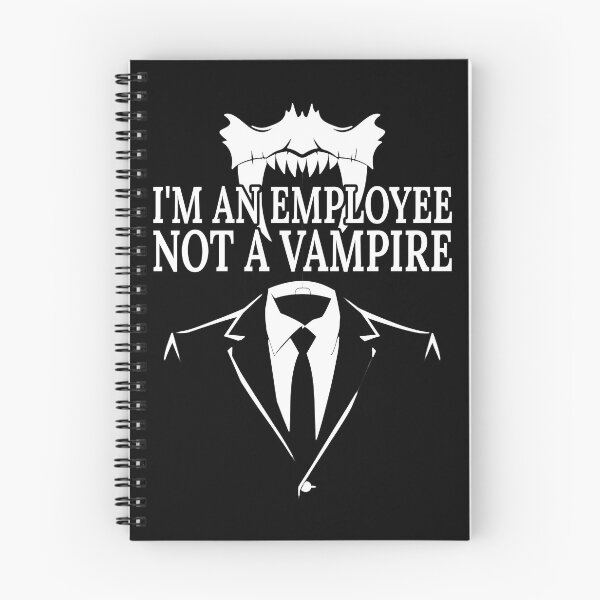 Item preview, I'm An Employee Not a Vampire Male Night Stalker designed and sold by FWLKIT.