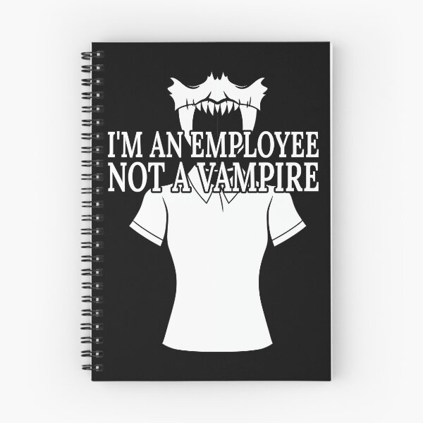 Item preview, I'm An Employee Not a Vampire Female Night Stalker designed and sold by FWLKIT.