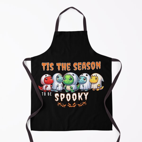 Item preview, Tis the Season to be Spooky Dinos in Ghost Costumes designed and sold by LuxTeesNThings.