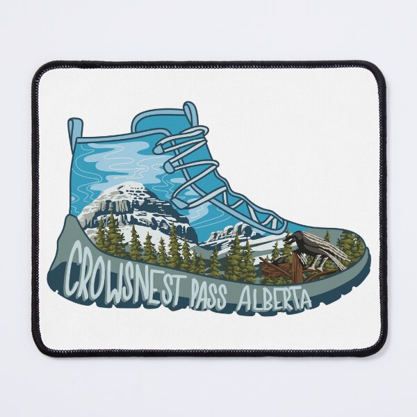 Item preview, Crowsnest Pass Alberta - Trekker Art designed and sold by ThePassRocDoc.