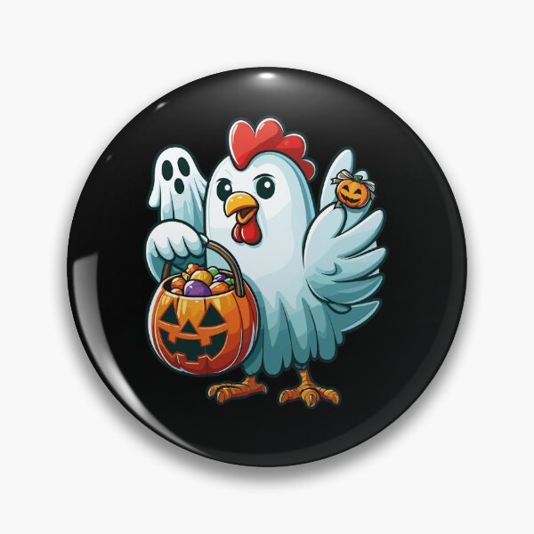 Item preview, Chicken Scary Halloween Ghost Spooky Pumpkin Candy designed and sold by Artistoos.