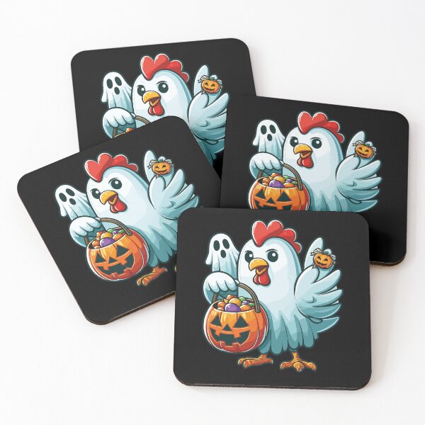 Item preview, Chicken Scary Halloween Ghost Spooky Pumpkin Candy designed and sold by Artistoos.