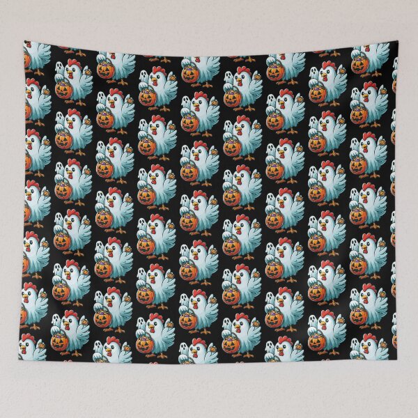 Item preview, Chicken Scary Halloween Ghost Spooky Pumpkin Candy designed and sold by Artistoos.