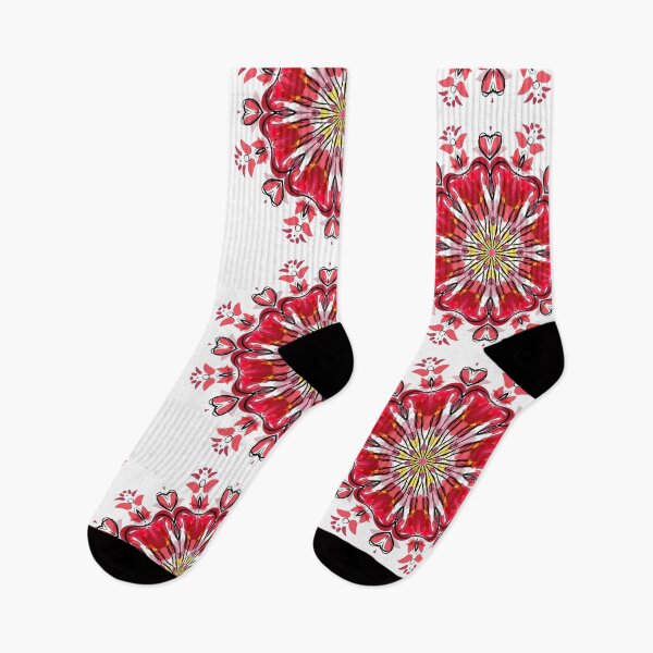 Item preview, Abstract Garden - Red flower designed and sold by KarolynJshop.