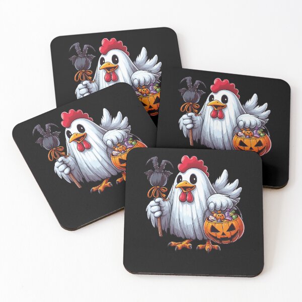 Item preview, Chicken Scary Halloween Ghost Spooky Pumpkin Candy designed and sold by Artistoos.