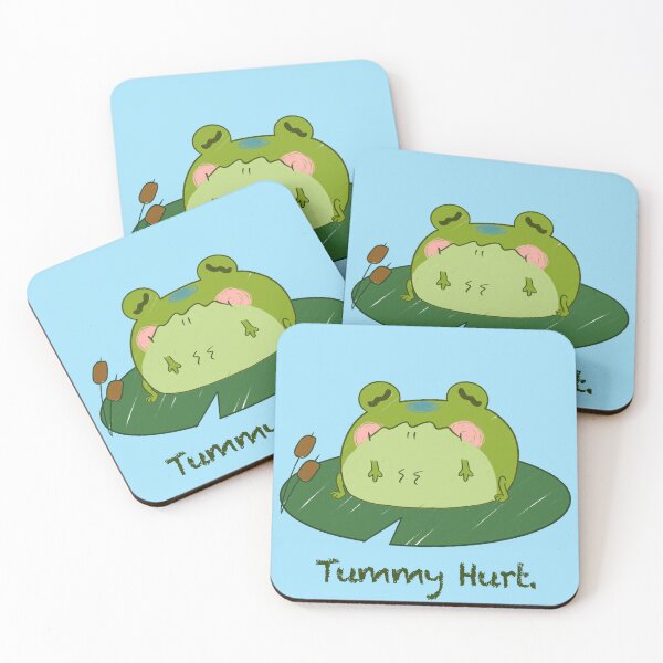 Item preview, Tummy Hurt Frog designed and sold by Mickey0o.