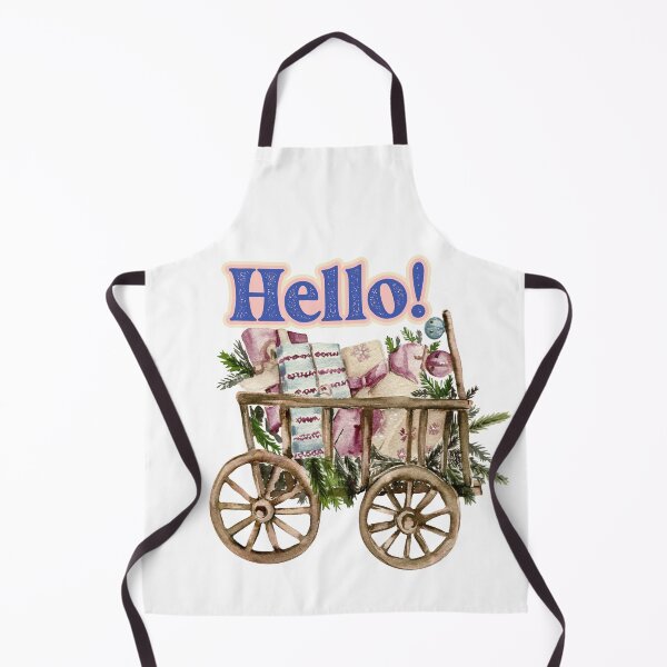 Item preview, Holiday Greetings Wagon - Vintage Charm designed and sold by muitee.
