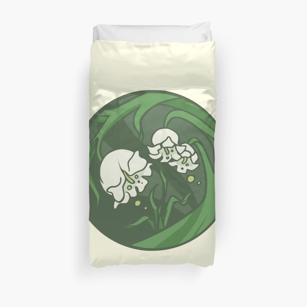 Zelekha - God of Flowers and New Love Duvet Cover