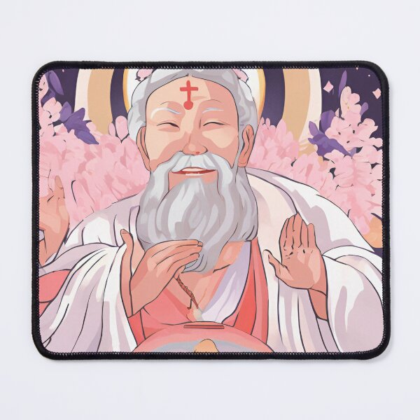 Item preview, Anime Buda meditando felizmente designed and sold by SelvaJungle.