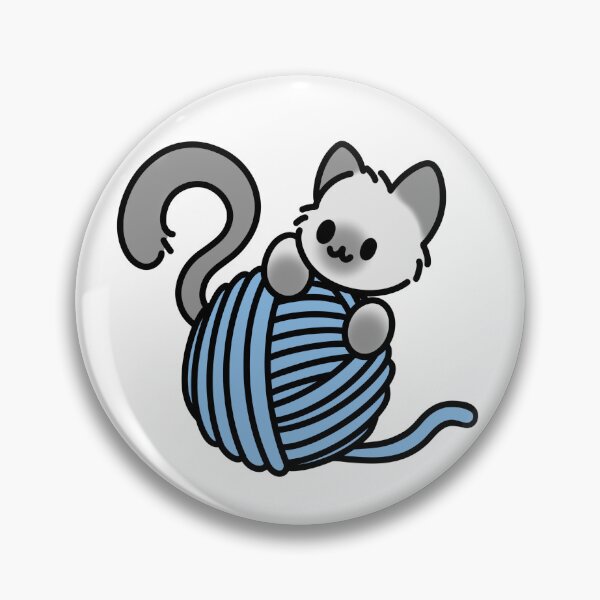 Artikelvorschau, Helles Siamkätzchen mit Wollknäuel entworfen und verkauft von Cosmic Kitty Colors.