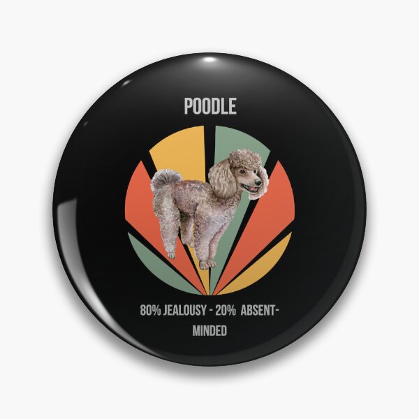 Item preview, 80% Jealousy, 20% Absent-Minded - Poodle designed and sold by Numbers-Art.