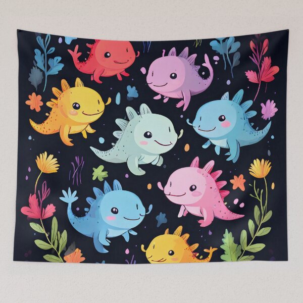 Item preview, Cute Aquatic Dinosaurs designed and sold by KaviPatterns.