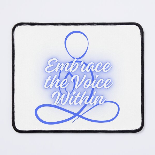 Item preview, Embrace the Voice Within Blue designed and sold by MysticWhisper.