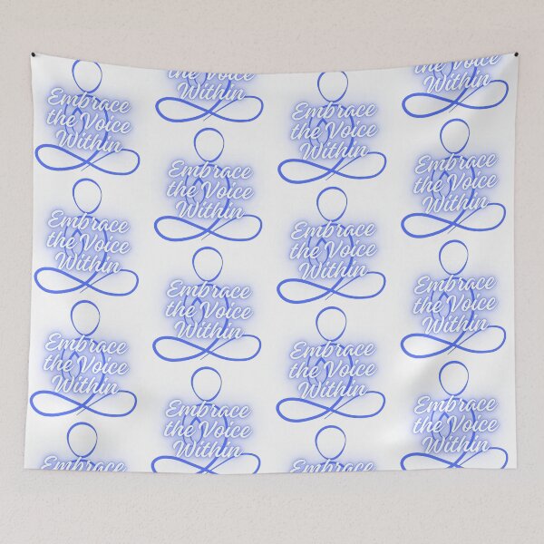Item preview, Embrace the Voice Within Blue designed and sold by MysticWhisper.