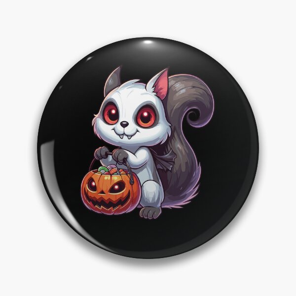 Item preview, Squirrel Scary Halloween Ghost Spooky Pumpkin Candy designed and sold by Artistoos.