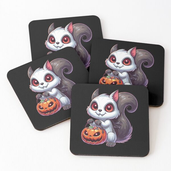Item preview, Squirrel Scary Halloween Ghost Spooky Pumpkin Candy designed and sold by Artistoos.
