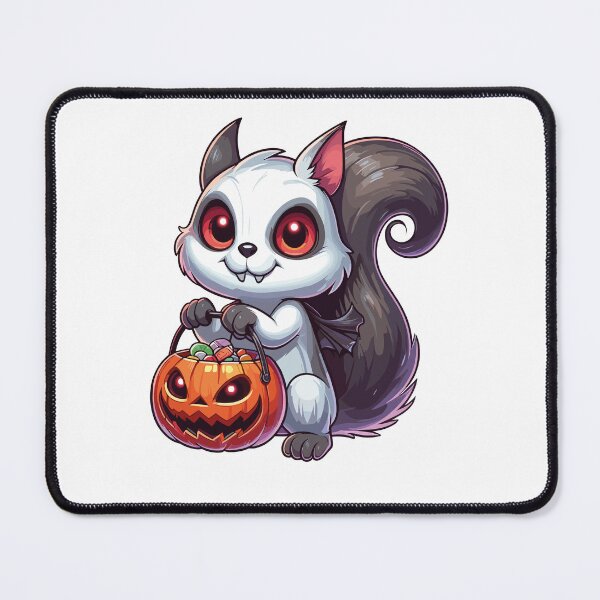 Item preview, Squirrel Scary Halloween Ghost Spooky Pumpkin Candy designed and sold by Artistoos.