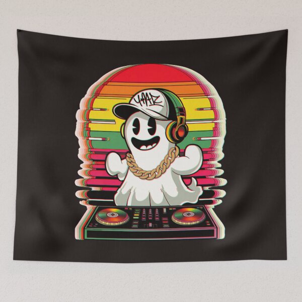 Item preview,  Ghost Trippy Halloween DJ: Psychedelic Vibes designed and sold by elynne9.