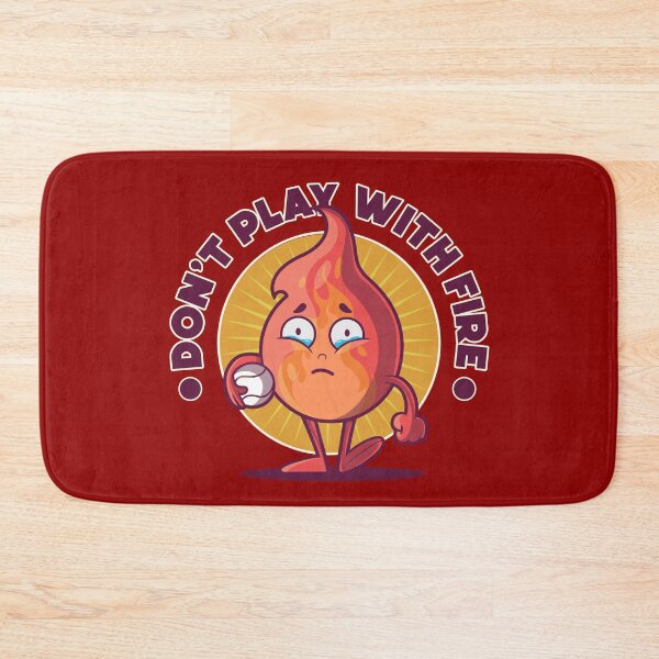 Item preview, Don't play with fire - funny fire safety joke designed and sold by messy-nessie.