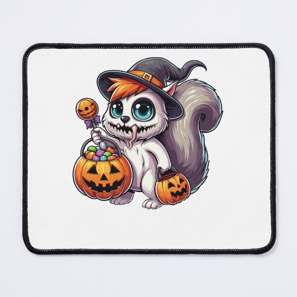 Item preview, Squirrel Scary Halloween Ghost Spooky Pumpkin Candy designed and sold by Artistoos.