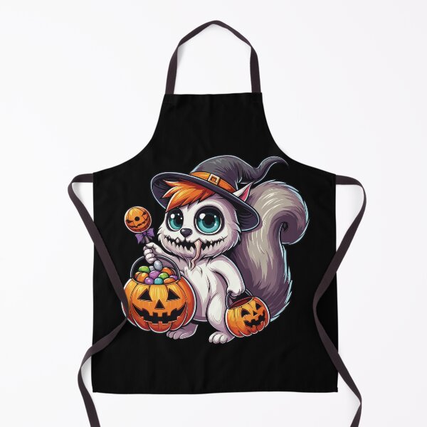Item preview, Squirrel Scary Halloween Ghost Spooky Pumpkin Candy designed and sold by Artistoos.