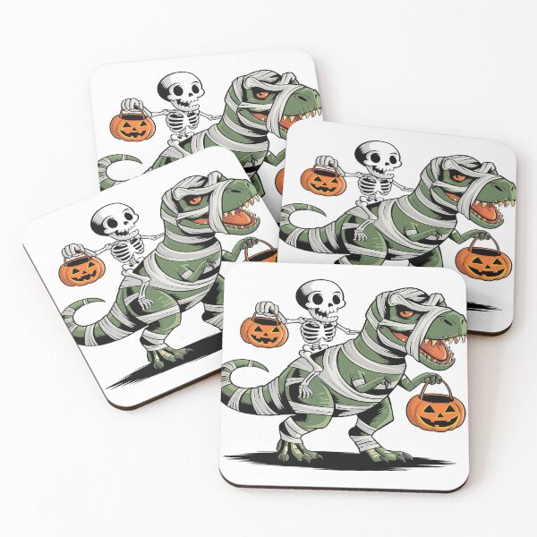 Item preview, Halloween Mummy Dinasaur with Skeleton Rider designed and sold by elhamart.