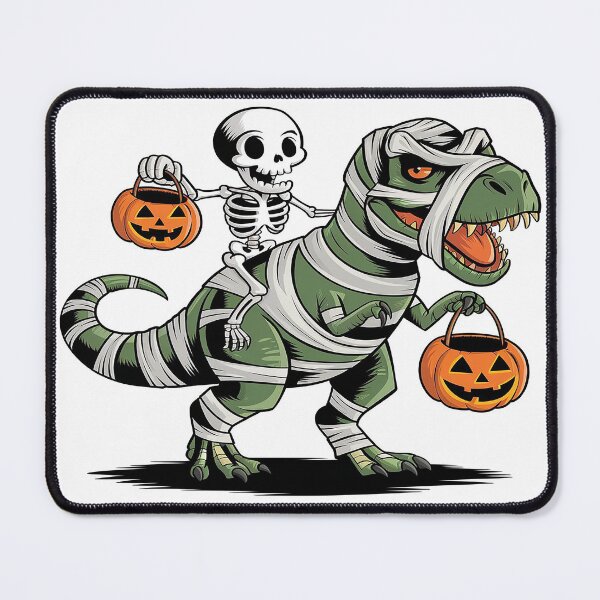 Item preview, Halloween Mummy Dinasaur with Skeleton Rider designed and sold by elhamart.