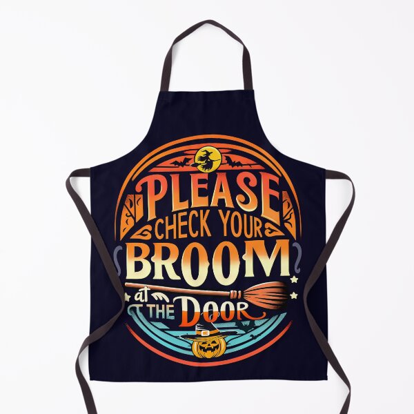 Item preview, Please Check Your Broom at The Door, typography designed and sold by maxmaj.