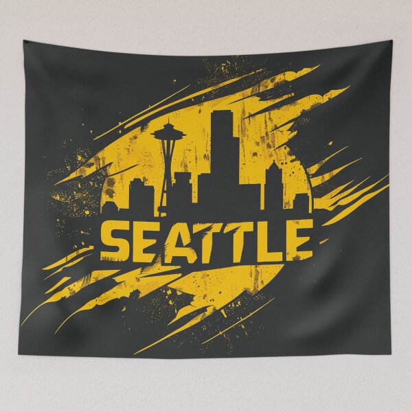 Item preview, ♣Seattle Skyline • Logo1♣ designed and sold by •GOLDENGENES •.