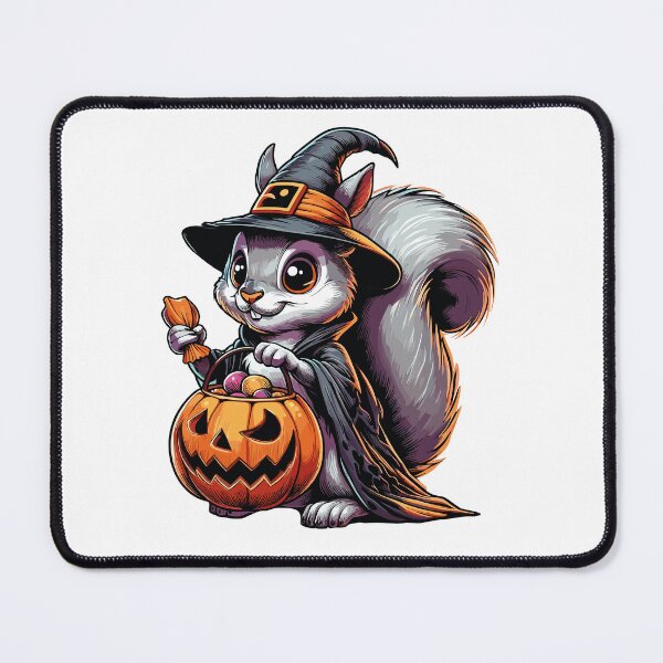Item preview, Squirrel Scary Halloween Ghost Spooky Pumpkin Candy designed and sold by Artistoos.