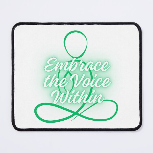 Item preview, Embrace the Voice Within Green designed and sold by MysticWhisper.
