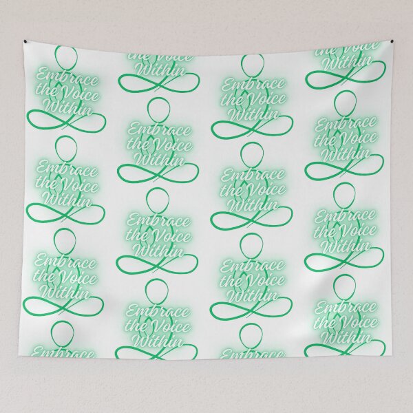 Item preview, Embrace the Voice Within Green designed and sold by MysticWhisper.