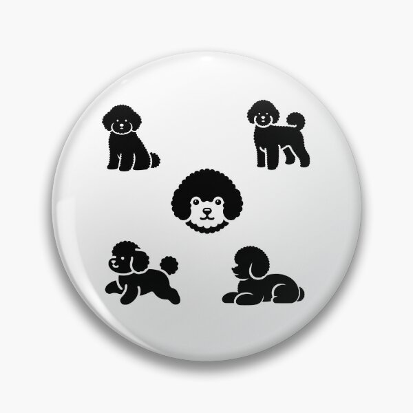 Item preview, Bichon Frise Dogs Black Silhouette designed and sold by TheAnimalZ00.