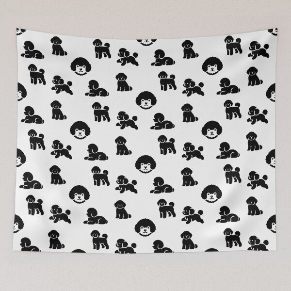 Item preview, Bichon Frise Dogs Black Silhouette designed and sold by TheAnimalZ00.