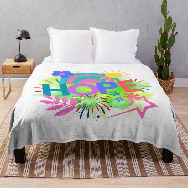 Item preview, Hope with Flowers, Sunshine and Rainbows designed and sold by RiadMannan.