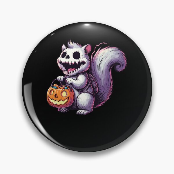 Item preview, Squirrel Scary Halloween Ghost Spooky Pumpkin Candy designed and sold by Artistoos.