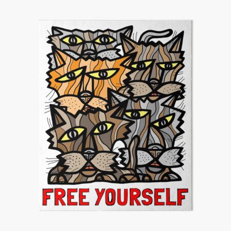 "Free Yourself" Art Board Print