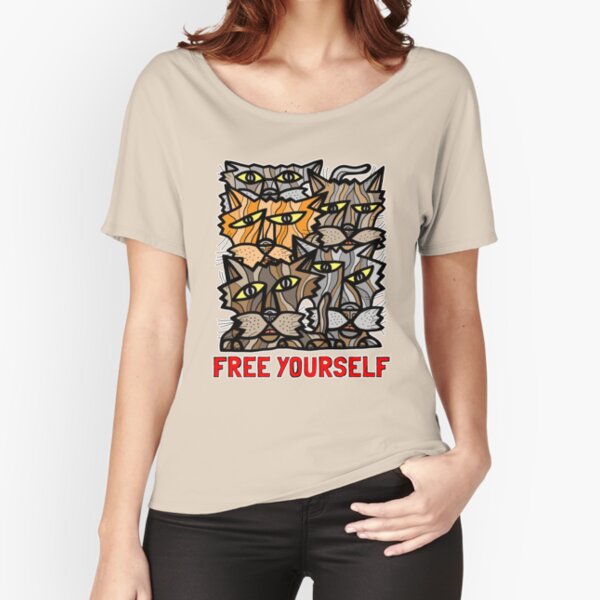 "Free Yourself" Relaxed Fit T-Shirt