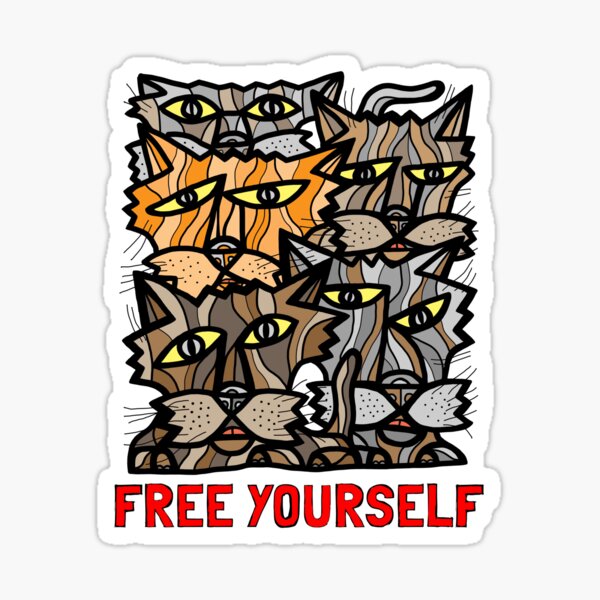 "Free Yourself" Sticker