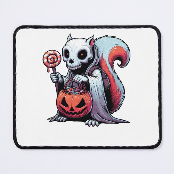 Item preview, Squirrel Scary Halloween Ghost Spooky Pumpkin Candy designed and sold by Artistoos.