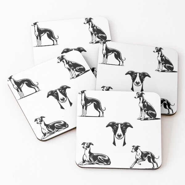 Item preview, Whippet Dogs Black Silhouette designed and sold by TheAnimalZ00.