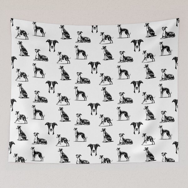Item preview, Whippet Dogs Black Silhouette designed and sold by TheAnimalZ00.