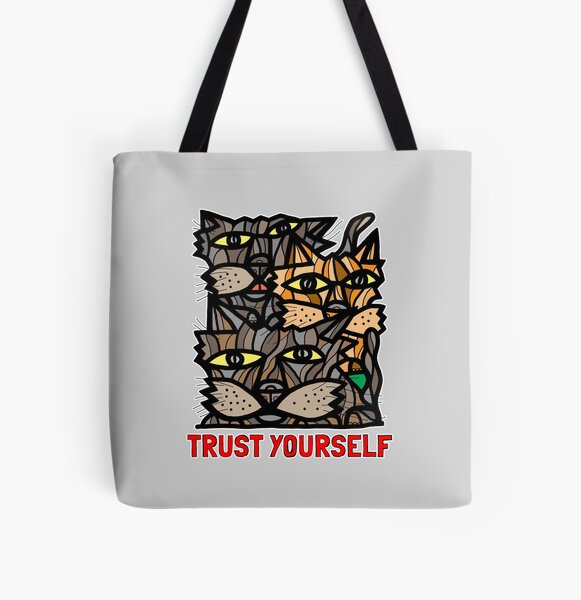 "Trust Yourself" All Over Print Tote Bag