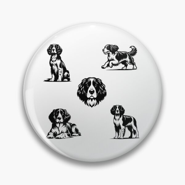 Item preview, Welsh Springer Spaniels Black Silhouette designed and sold by TheAnimalZ00.