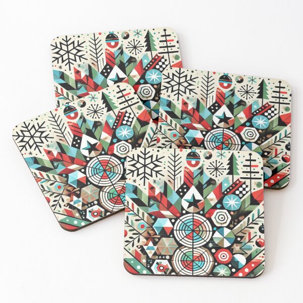 Item preview, Tribal Christmas Tree Decorations Snow Design designed and sold by TribalioDesigns.