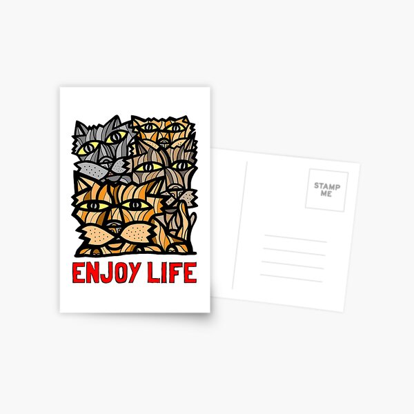 "Enjoy Life" Postcard